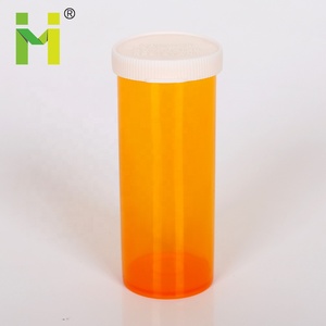Viales de plástico transparente para farmacia, tapa a presión fácil de abrir - Product Image 2