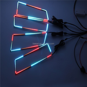คุณภาพสูง RGB หลายสีรถติดตั้งเพิ่มไฟ LED ร่มสีแองเจิลอายส์สําหรับ 2006 Chevy Sliverado - Product Image 6