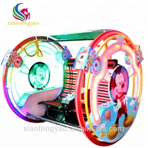 New design mickey battery operated car happy swing car happy rolling car 6S in shopping mall and square