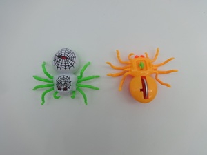 Tirez la ficelle Animal jouet en plastique araignée mobile jouet petite araignée en plastique - Product Image 3