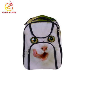 De alta calidad de poliéster patrón animal gimnasio al aire libre equipo de diseño de logotipo personalizado mochila - Product Image 2
