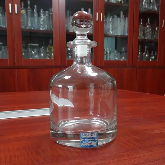 Yuvarlak mantar High End tekila 500ML Patron şişeler tekila