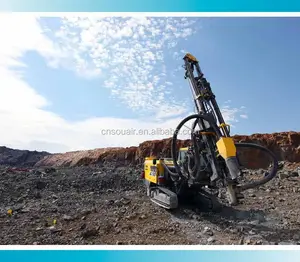 Atlascopco ledakan lubang hidrolik tophammer bor rig untuk proyek pertambangan situs tambang powerroc T25 t30 t35, 51-64-89mm diameter lubang