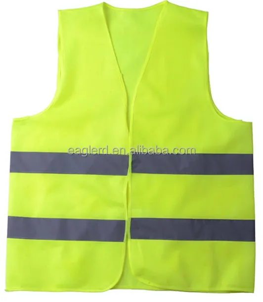 Giallo riflettente gilet di sicurezza