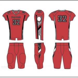 benutzerdefinierte sublimiert polyester College american fußball uniformen - Product Image 2