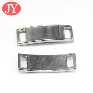 Mate Plata 30X10mm Dubrae Sneaker Cordones Decoración Aleación de zinc Blank Dubrae Cordones Etiqueta - Product Image 6