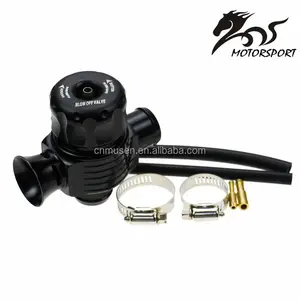 Haute qualité pièces de performance de course automobile turbo aluminium soupape de soufflage/soufflage adaptateur noir