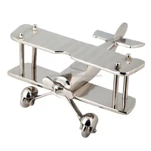 BIPLANE AIRPLANE MODEL鋳造アルミニウム製装飾航空機モデル装飾供給用