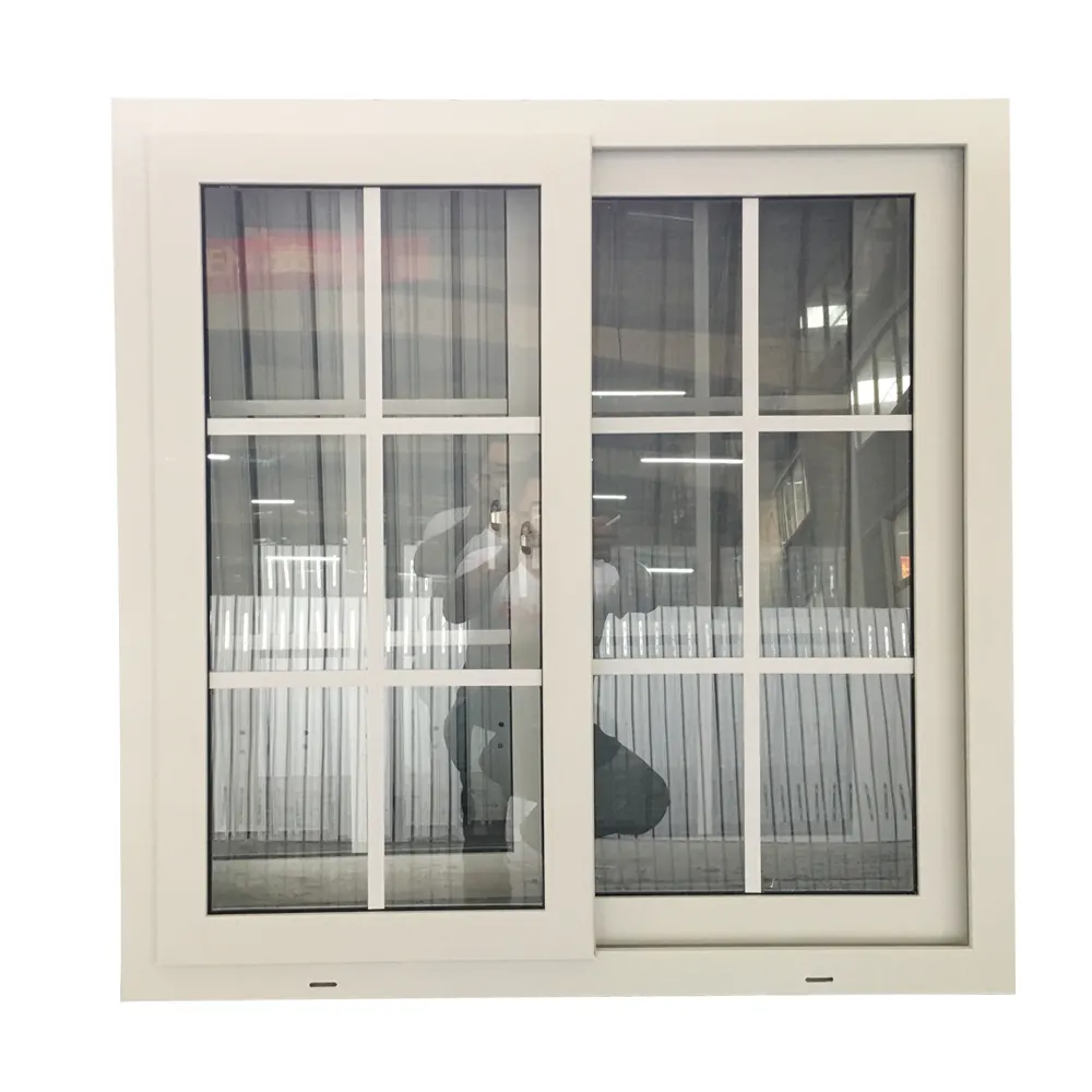 ผู้จัดจำหน่ายหน้าต่างพีวีซีสไตล์อเมริกันราคาถูก UPVC ถาวร Skylight หน้าต่างบ้านราคาถูกสำหรับขาย
