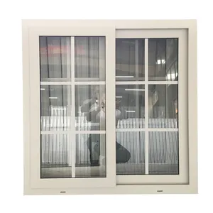 American style PVC window supplier cheap price UPVC fixed skylight windows cheap house windows for sale