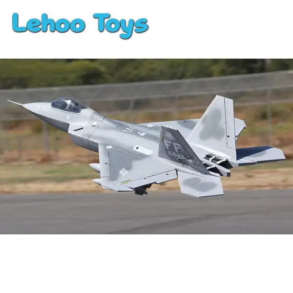 Avião rc hobby modelo de fábrica elétrica rc F-22 70mm, edf pronto para voar avião a jato para iniciante