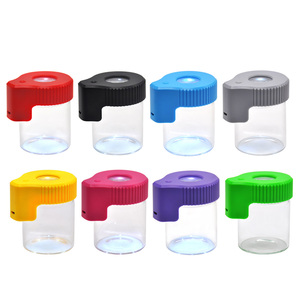 Barattolo Ermetico in Vetro per <span class=keywords><strong>Erbe</strong></span> con Luce LED e Lente d'Ingrandimento - Product Image 3