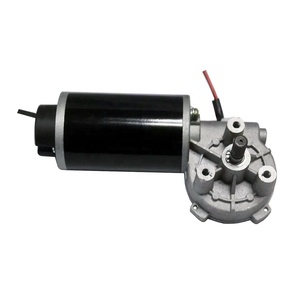 <span class=keywords><strong>Motor</strong></span> de engranaje helicoidal de <span class=keywords><strong>80W</strong></span> <span class=keywords><strong>24V</strong></span> CC, imán permanente, reversible, eje de 10mm, montaje con brida para electrodomésticos, acero al carbono, codificador, impermeable - Product Image 3