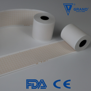 กระดาษความร้อนสำหรับเครื่องบันทึกคลื่นไฟฟ้าหัวใจแบบ Z Fold หรือแบบม้วน คุณภาพทางการแพทย์สูง ได้รับการรับรอง ขนาด 50 มม.*20/30 ม. ช่องสัญญาณเดียว - Product Image 2