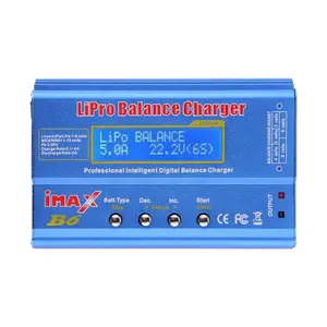 IMAX B6 Balance Charger Digital Charger Discharger Discharger For RC Helicopter Battery Charging Re-peak Mode for NIMH/NICD