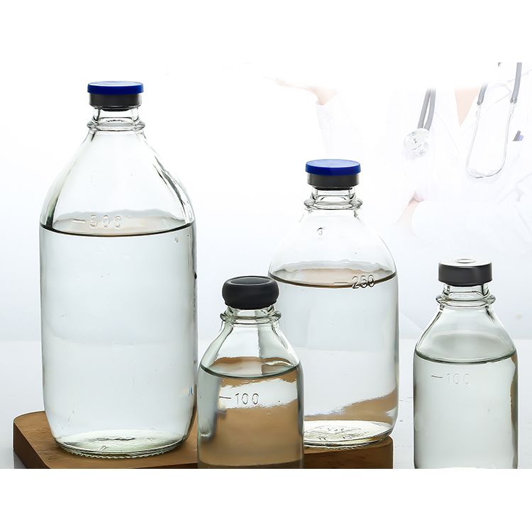 250ml Soda-lime glass medicine dropper bottle heat resistant medicine bottle Pharmaceutical  infusion glass bottle