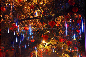 Nueva patente de Fábrica precio barato de la al aire libre de iluminación láser de navidad decoración del árbol del led luz - Product Image 1
