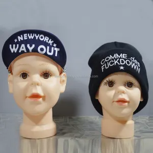 SZ MEITUO kinderen PVC plastic hoofd voor mannequin hoofd hoed display