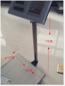 100/150/300 kg מפעל LED/LCD כיול <span class=keywords><strong>Tcs</strong></span> אלקטרוני מחיר פלטפורמת סולם 300 kg - Product Image 3
