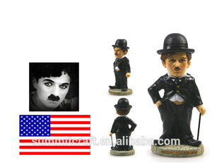 resina de encargo de diverciones actor <span class=keywords><strong>chaplin</strong></span> bobble la cabeza de los órganos - Product Image 1