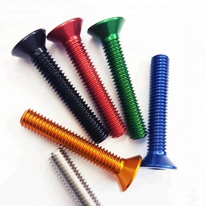 Capot supérieur en carbone pour vélo avec boulons AL7075T6, tissage UD 3K/Marbre avec boulons M6x30mm - Product Image 1