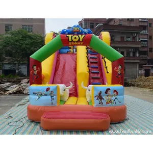 Toboganes inflables gigantes para niños, tobogán seco, juguetes baratos