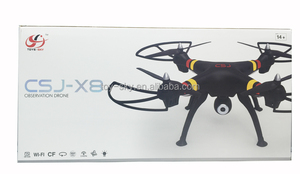 2016 X8 W X8HW Tamaño Grande 2.4 Ghz 6-Axis Drone rc helicóptero de la cámara con pantalla lcd con gyro - Product Image 6