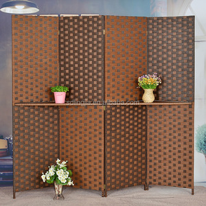 Marrón puertas Plegables acordeón insonorizadas Papel Hecho A Mano separador de ambientes - Product Image 1