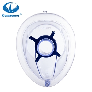 Masker Wajah pernapasan anestesi PVC katup cek tegak kualitas tinggi terlaris - Product Image 2