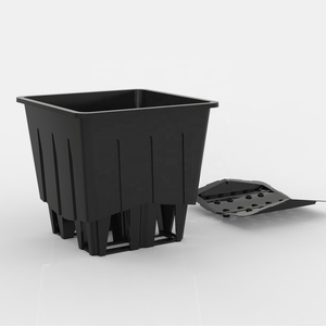 Pot de culture pour plantes de myrtilles avec drainage carré, seau de substrat hollandais - Product Image 1