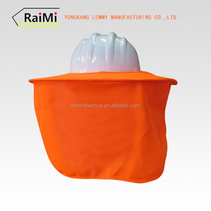 Barato Al Por Mayor Producción de Seguridad de Alta Visibilidad Fluorescente Amarillo Casco de Seguridad Sombrero de Sol Parasol - Product Image 5