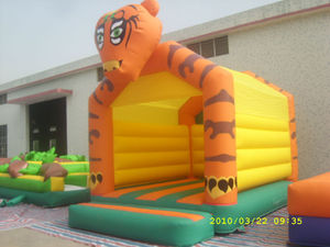 The tiger theme inflatable castle - Product Image 1