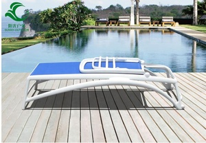 Piscina Mobili In Plastica Lettino Sedia Pieghevole per Esterni Lettino Solarium - Product Image 5