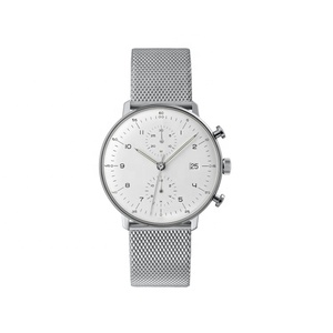 Nuovo Arrivo <span class=keywords><strong>Orologio</strong></span> Minimalista al Quarzo <span class=keywords><strong>Argento</strong></span> da <span class=keywords><strong>Uomo</strong></span> - Product Image 6