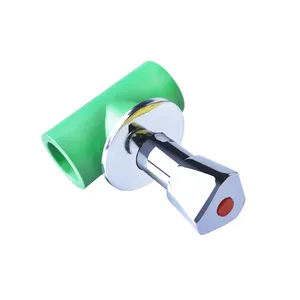 High quality plastic ppr pipe fitting American concealed stop valve