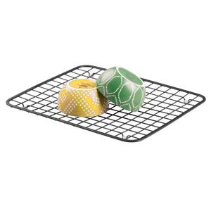 Manufacturer Kitchen <strong>Sink</strong> <strong>Protector</strong> Rack - Wire Grid <strong>Mat</strong> with Center Drain Hole - Product Image 1