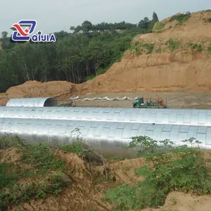 波纹镀锌铁桥涵洞，道路涵洞，隧道衬垫