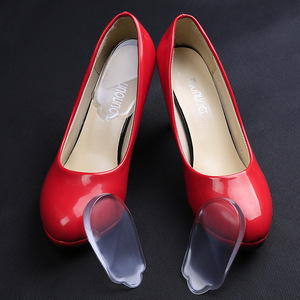 Gel de masaje de pies para pedicura ortopédica de silicona suave transparente cojín para talón trasero para bowleg - Product Image 1