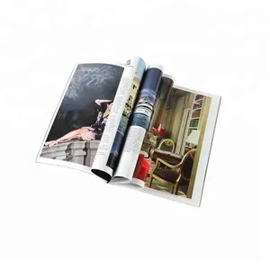 China factory custom full color weekly monthly fashion magazine printing /Low cost magazine softcover book printing