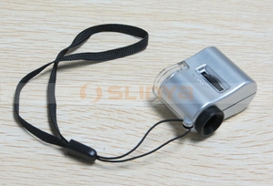 כיס 60x Jeweler מגדלת מיקרוסקופ זכוכית מגדלת עם UV מטבע זיהוי אור - Product Image 2