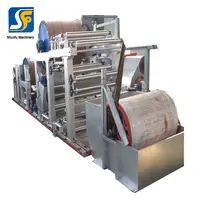 Soft Toilet Paper Roll Converting Making Machine and Price Tissue Toilet Paper in India