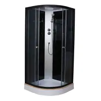 Design moderno Semplice bagno cabina doccia e wc baccelli