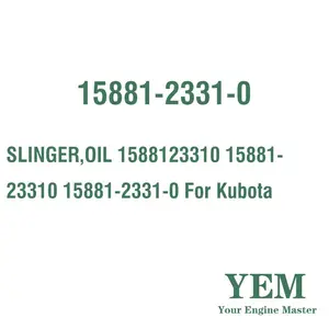 SLINGER तेल 1588123310 Kubota 15881-23310 के लिए 15881-2331-0