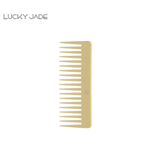 Grand shampooing à dents larges résistant à la chaleur antistatique massage du cuir chevelu style vert peigne de barbier outil de coiffure - Product Image 3