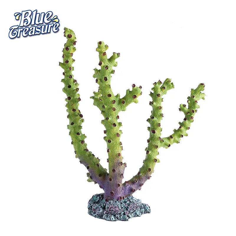 Reasonable price Blue Treasure saltwater artificial aquarium coral sale