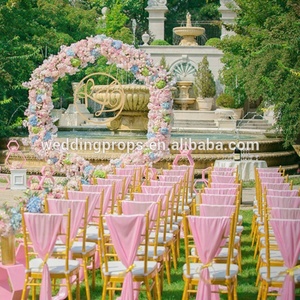 Đồ Bọc Lưng Ghế Bằng Vải Voan Chiavari Drape Cho Tiệc Cưới - Product Image 2