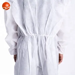 Traje de seguridad desechable para industria alimentaria, bata microporosa desechable 5/6 - Product Image 5