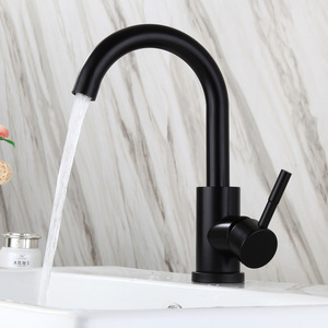 Moderno rubinetto da bagno a foro singolo con valvola in ceramica nero monocomando per rubinetto <span class=keywords><strong>e</strong></span> <span class=keywords><strong>miscelatore</strong></span> per <span class=keywords><strong>lavabo</strong></span> - Product Image 3
