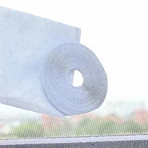 fancy Self-adhesive mosquito protection window screen Netting Mesh Curtain With Hook and Sticky Tape foto bug