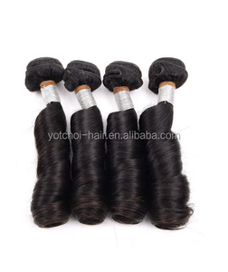 Tejer la trama del pelo 100% sin procesar color natural rizado Funmi cabello humano - Product Image 1